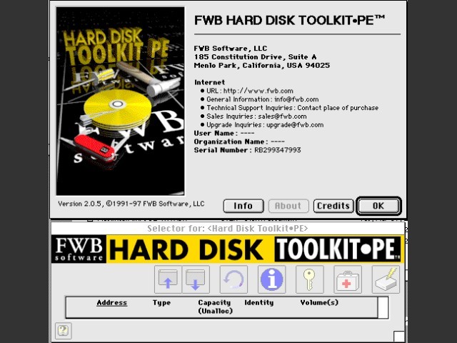 FWB Toolkits [Hard Disk Toolkit v1.7 + v2.0.6, RAID Toolkit 1.8] (1994)