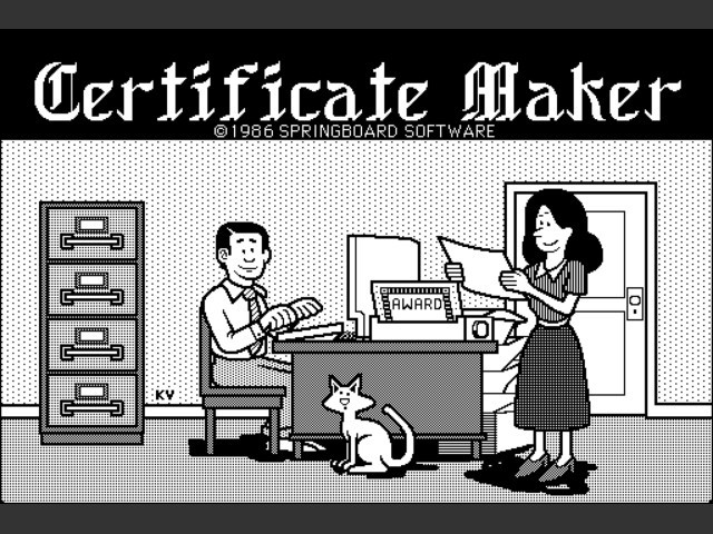 Certificate Maker (1988)