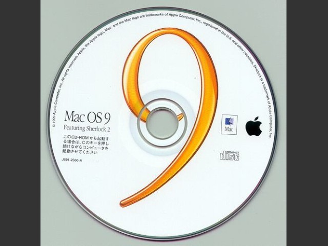 691-2386-A,J,Mac OS 9 Featuring Sherlock 2 (CD) [Japanese] (1999)