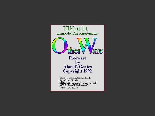 UUCat 1.1 (1992)