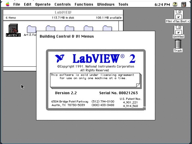 LabVIEW 2 (1991)