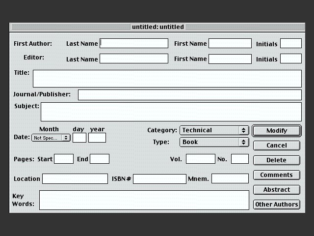 Library Cataloger (68K and PPC) (1998)