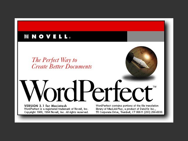Novell WordPerfect 3.1 (1994)