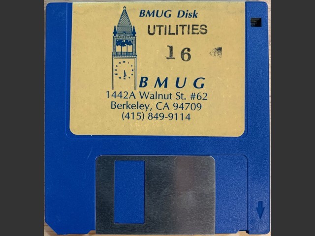 BMUG Utilities 16.3 (1990)
