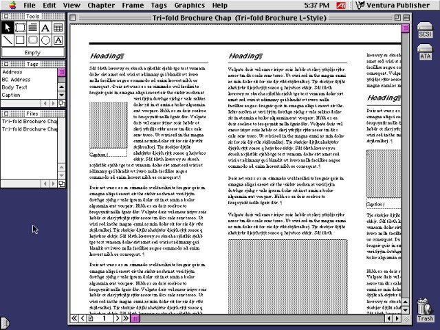 Ventura Publisher 3.0 and 3.2 (1990)