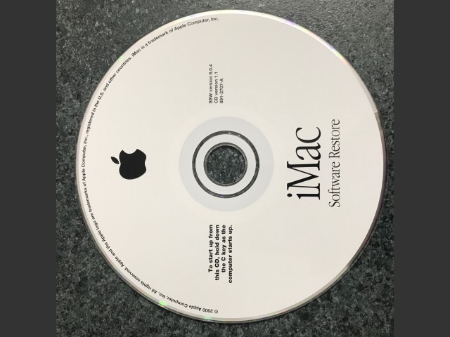 Mac OS 9.0.4 (Disc 1.1) (iMac) (CD) (2000)