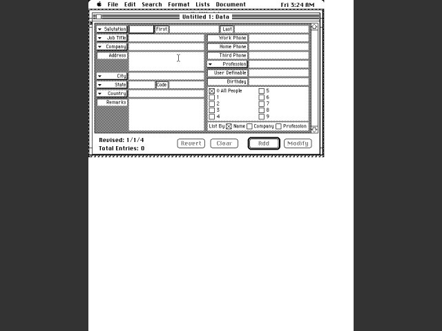 Address Book Plus (1990)