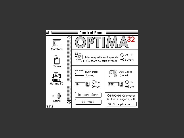 Connectix Optima (1991)