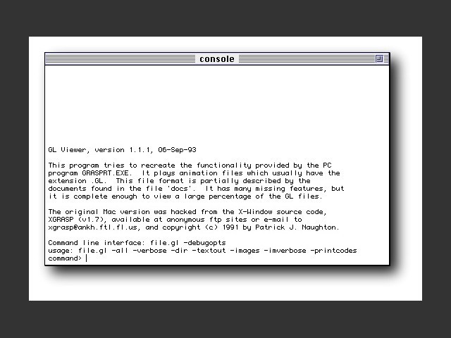 GL Viewer 1.1.1 (1993)