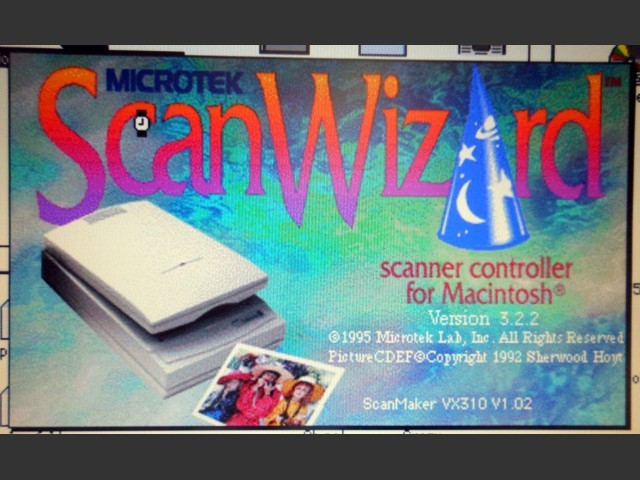 ScanWizard 3.2.2 for Microtek ScanMaker (came with Microtek X6EL) (1995)