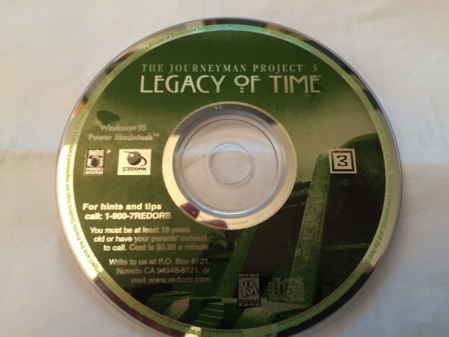  Journeyman Project 3: Legacy of Time - PC : Video Games