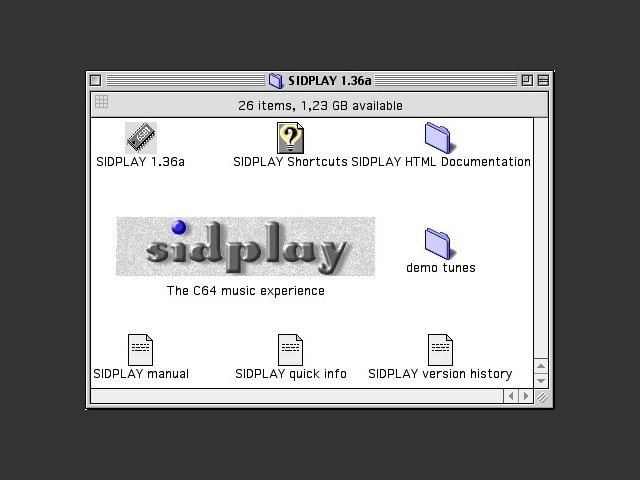 SIDPLAY 1.36a (68K) (1997)