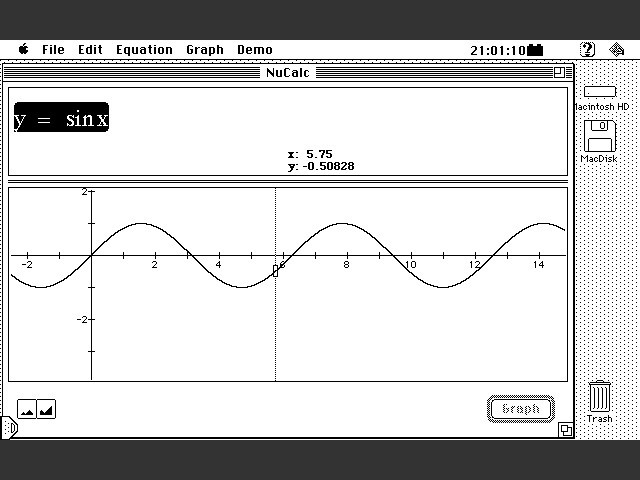 NuCalc 1.0 (Graphing Calculator 1.0) (1994)