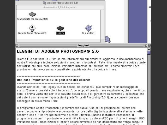 Adobe Photoshop 5.0 [it_IT] (1998)