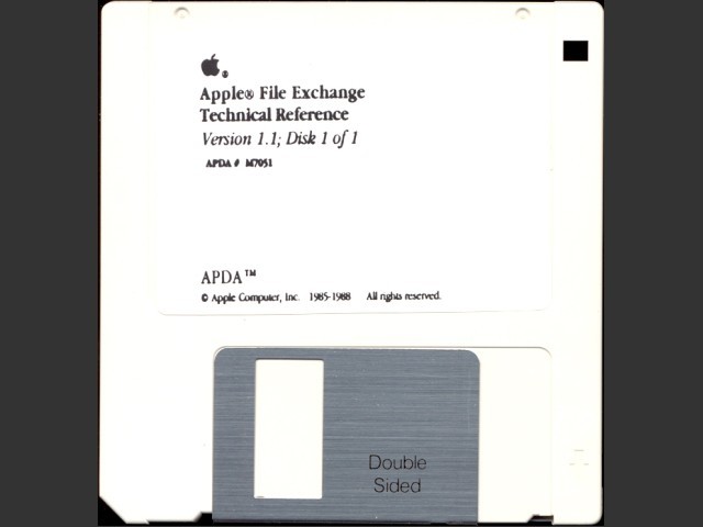 Apple File Exchange Technical Reference (1988)