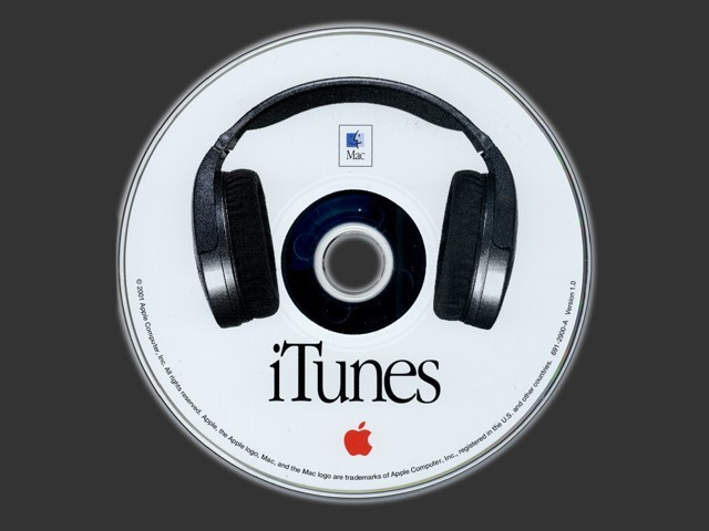 iTunes 1.0 Dutch version, CD image (2001)