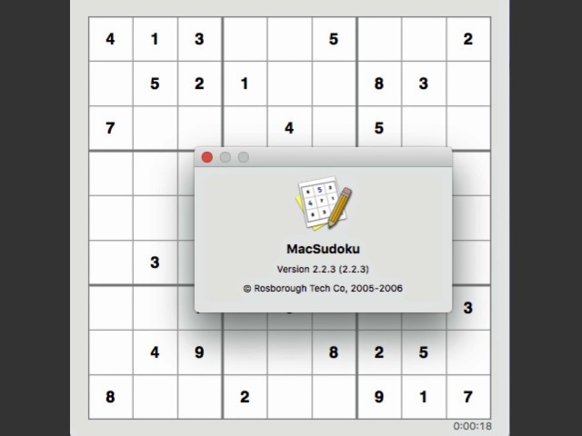 MacSudoku (2005)