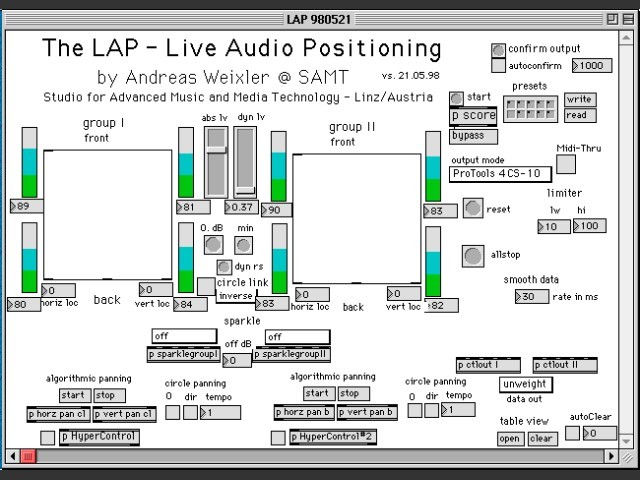 Live Audio Positioning (1998)