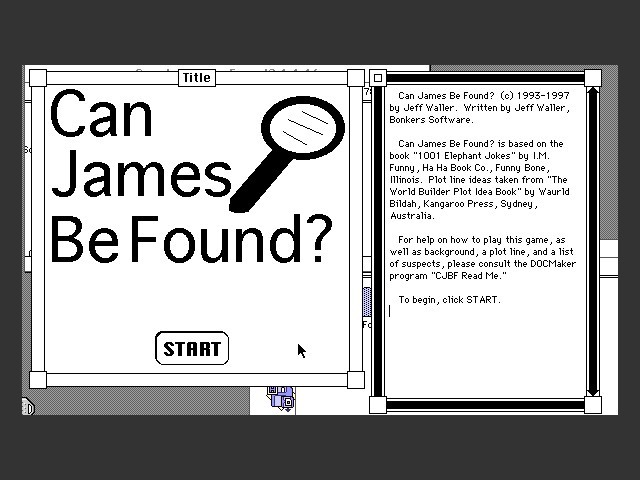 Can James Be Found? (0)