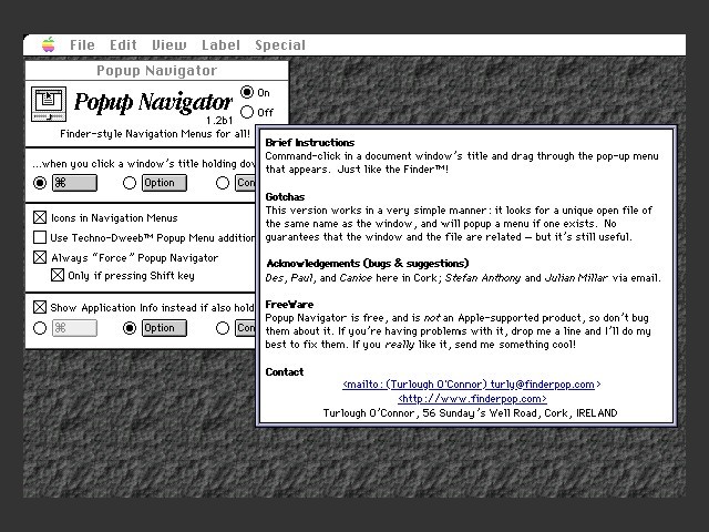 Popup Navigator (1996)