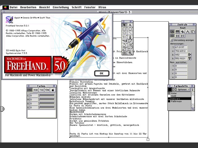 Macromedia Freehand 5.0.1-D (1995)