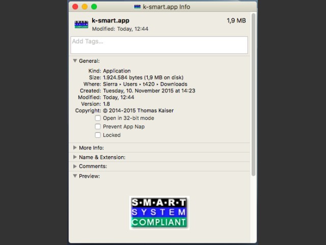 SMART (S.M.A.R.T for Intel cpu) (0)
