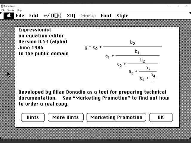 Expressionist 0.54 Alpha (1986)