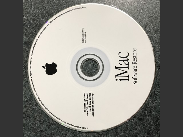 Mac OS 9.0 (iMac) (691-2463-A) (CD) (1999)
