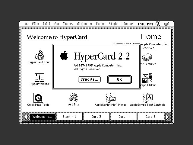 HyperCard 2.2 (1993)