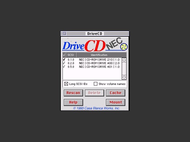 DriveCD/NEC 5.3.1 CD-ROM Drivers (1996)