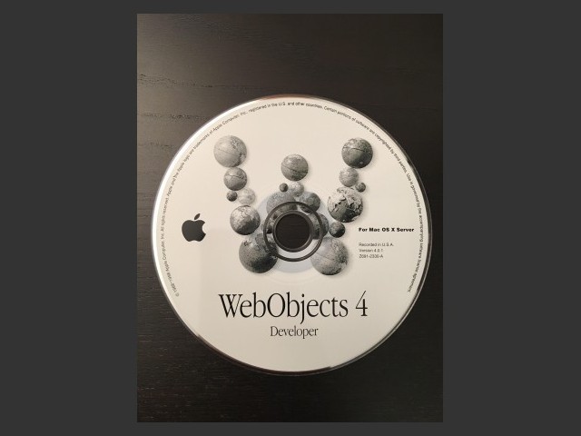 WebObjects 4 CD 
