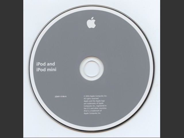 iPod and iPod mini (691-5196-A,2Z) (CD) (2004)