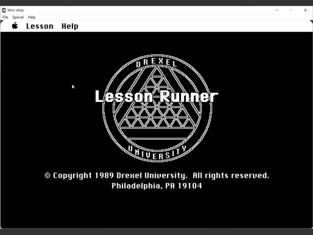 Lesson Writer for Chemistry ( Lesson Runner ) (1990)