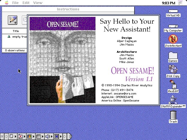 Open Sesame! 1.1 (1994)