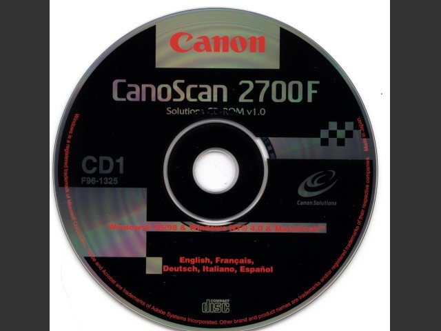 CanoScan 2700F (1998)