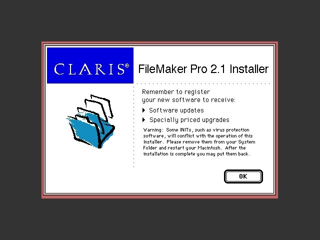 Claris FileMaker Pro 2.x (1992)