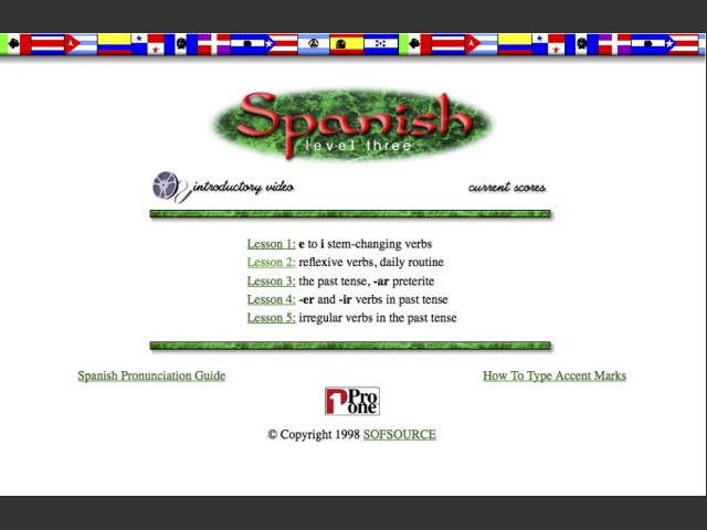 Multimedia Spanish III (1998)