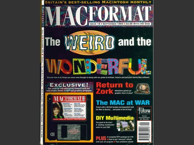 MacFormat 16 (Sept. 1994) Magazine & Disk (1994)