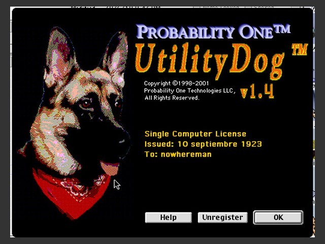 UtilityDog v1.4 (2001)