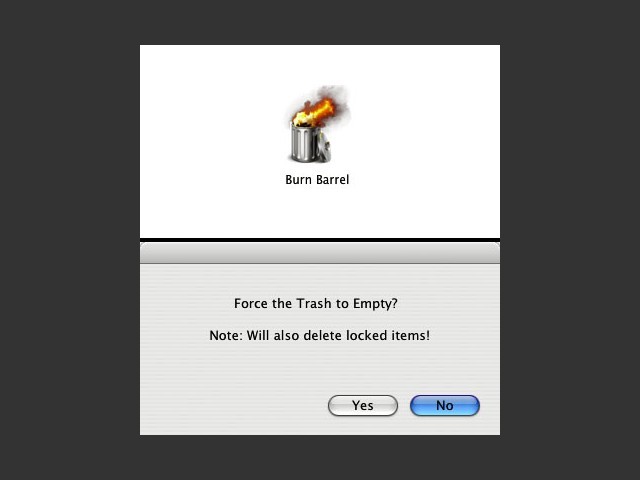 Burn Barrel - Force Delete App (2013)