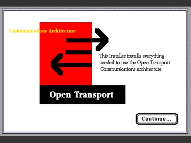 Open Transport 1.3 (Gold Master) (1997)