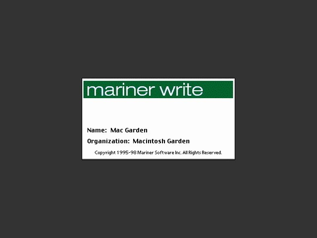 Mariner Write (1995)