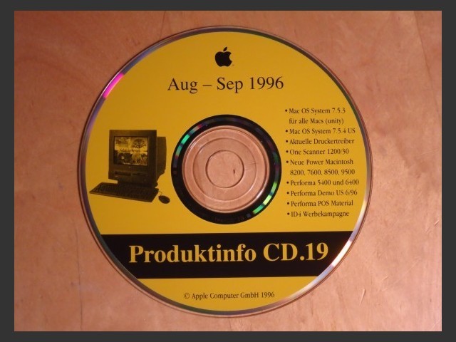 Produktinfo 19 (Germany) (1996)