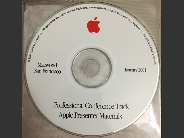 MacWorld San Francisco 2001 Presentations (2001)