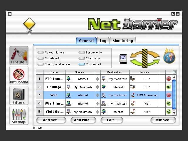 NetBarrier 1.0 (1999)