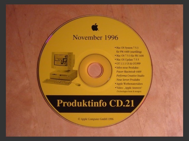 Produktinfo 21 (Germany) (1996)