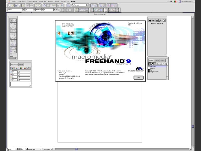 Macromedia FreeHand 9.0 (1999)