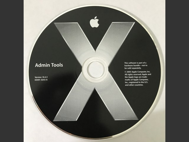 Mac OS X Server 10.4.3 (Xserve) (691-5642-A,0Z) (DVD) (2005)