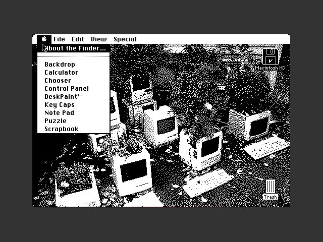 Macintosh floppy emu HD image (system 6.0.5) (1986)