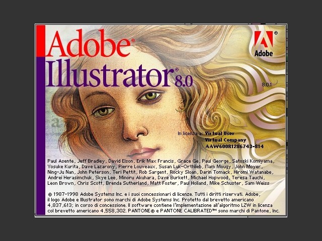 Adobe Illustrator 8.0.1 [it_IT] (1998)